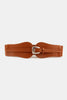 Wide Elastic Belt with Alloy Buckle  Style Ratio