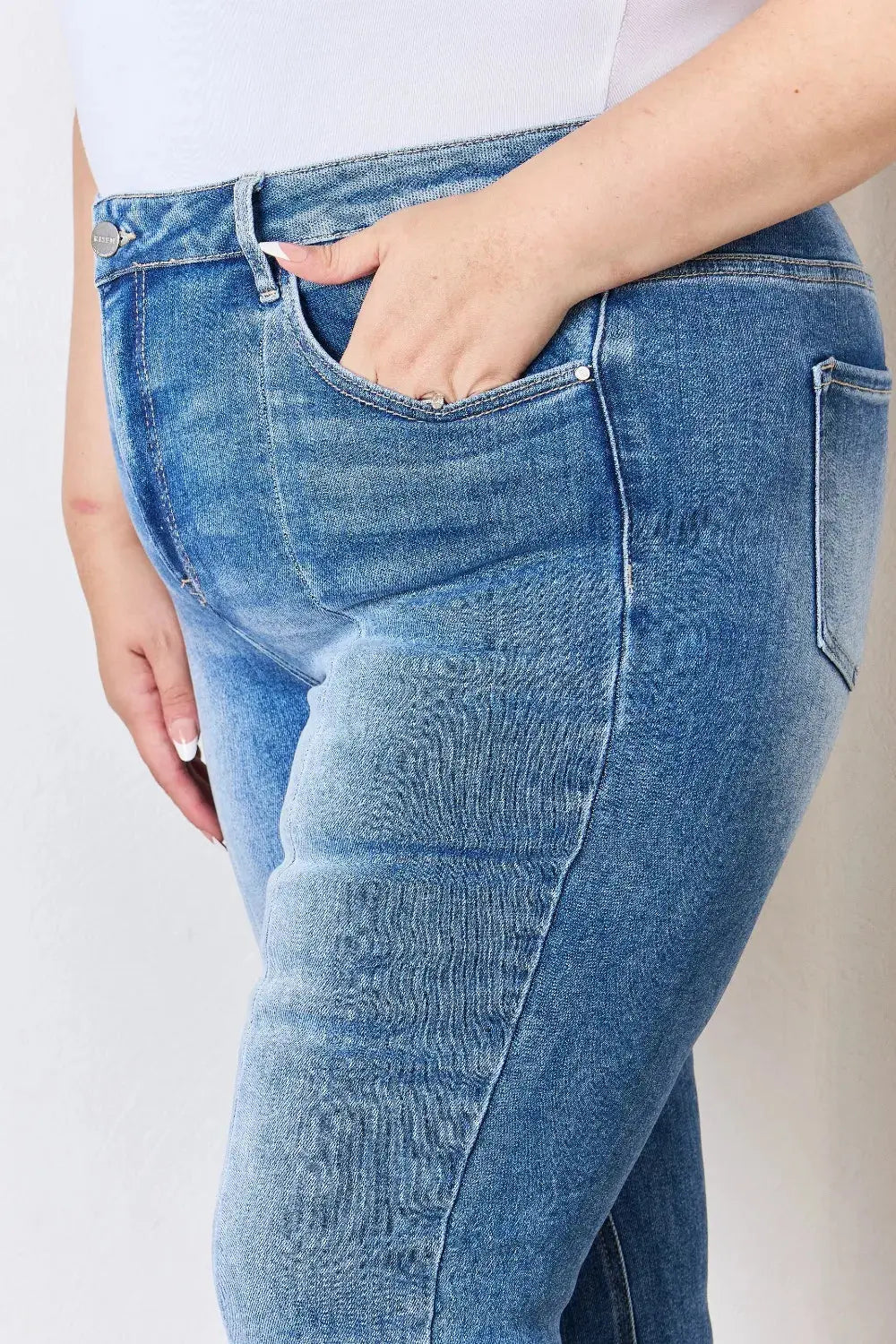 RISEN Full Size High Rise Ankle Flare Jeans  Style Ratio