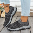 Round Toe Mesh Slip-Ons  Style Ratio