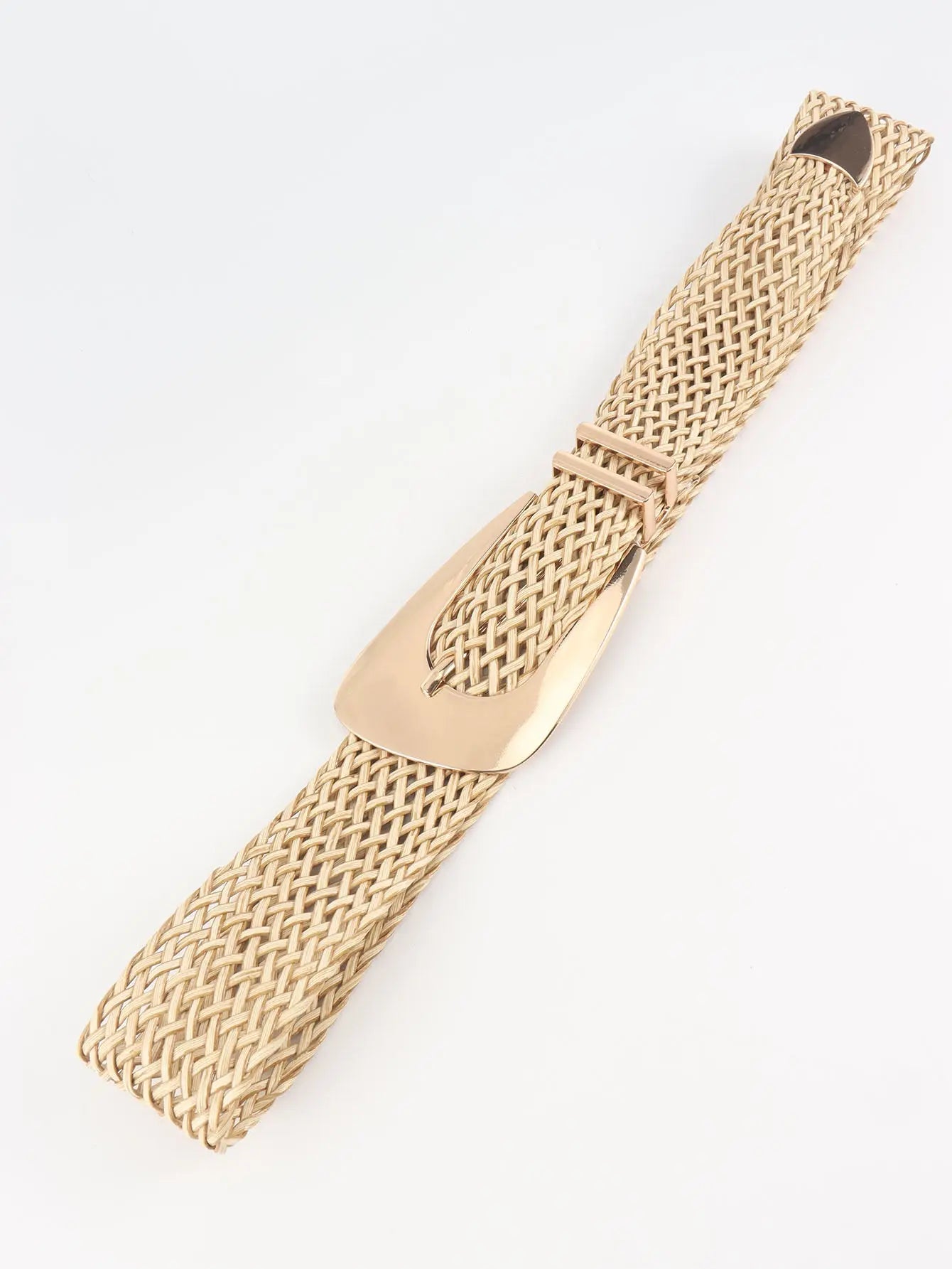 Irregular Buckle Braid Belt  Style Ratio