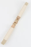 Geometric Double Buckle Elastic Belt  Style Ratio
