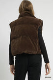 Umgee Sherpa-Lined Zip Vest with Drawstring Hem  Style Ratio