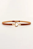 Toggle Buckle Skinny PU Belt  Style Ratio