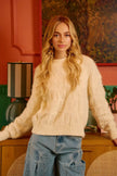 BiBi Checker Board Drop Shoulder Sweater  Style Ratio