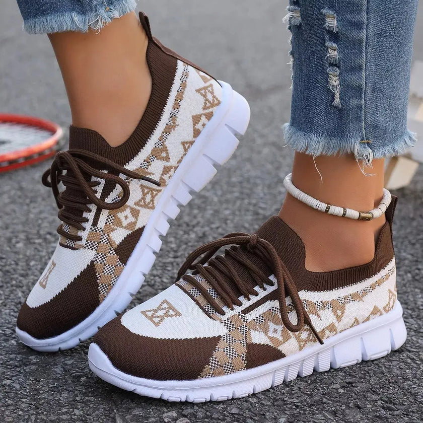 Breathable Mesh Lace Up Sneakers  Style Ratio