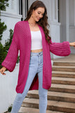 Open Front Longline Cardigan  Style Ratio