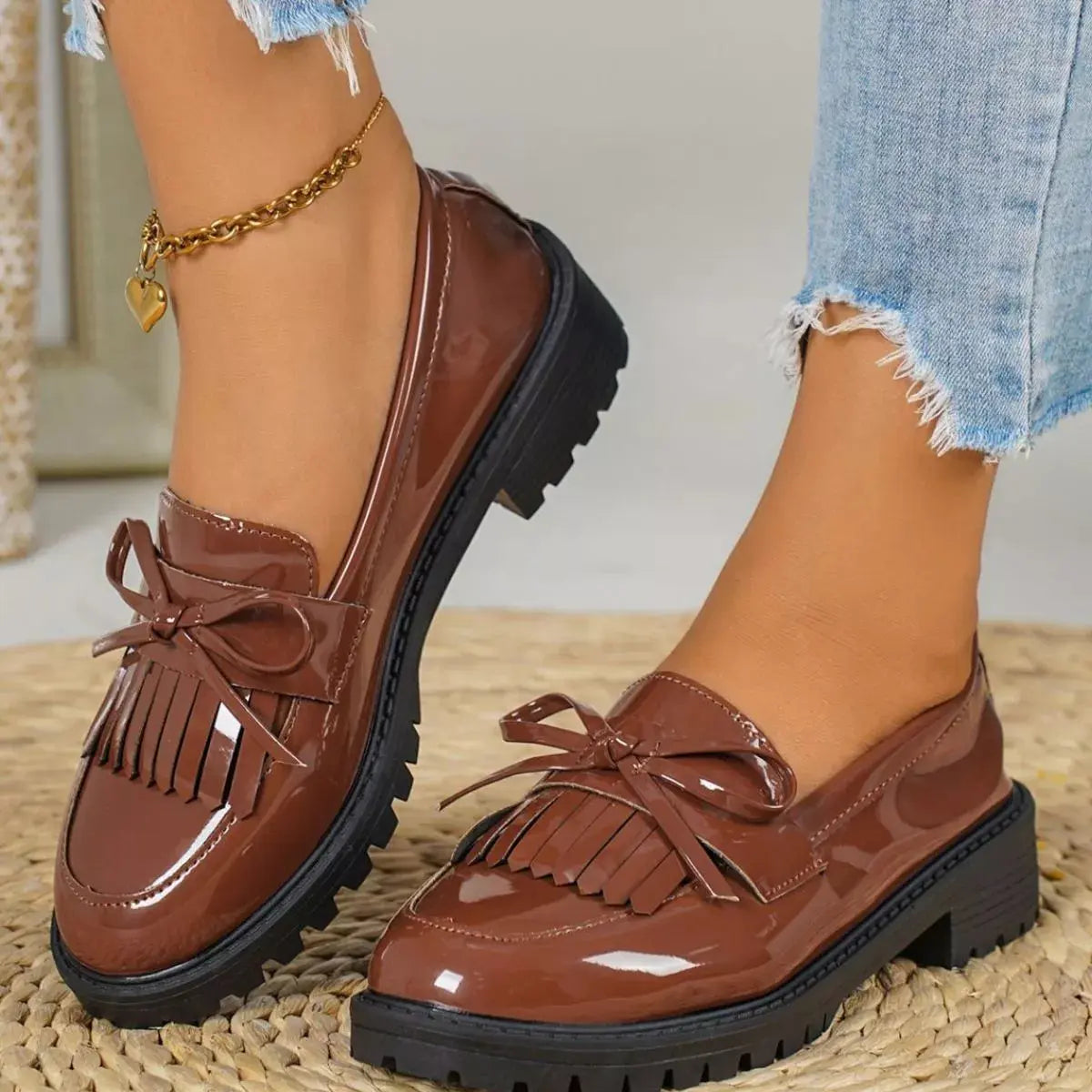 Round Toe Slip-Ons  Style Ratio