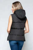 Snobbish Snap and Zip Closure Hooded Coat  Style Ratio