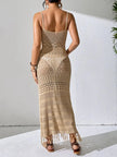 Openwork Scoop Neck Cover-Up  Style Ratio