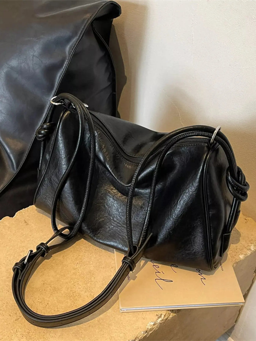 Vintage Style Leather Crossbody Bag  Style Ratio