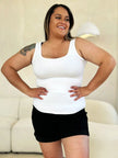 Basic Bae Full Size Square Neck Wide Strap Tank  Style Ratio