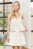 ADORA Ruffled Tiered Crop Top  Style Ratio