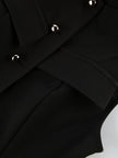 Stand Collar Button-Down Vest Coat  Style Ratio