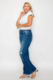 bytos Full Size High Rise Bootcut Jeans with Pockets  Style Ratio