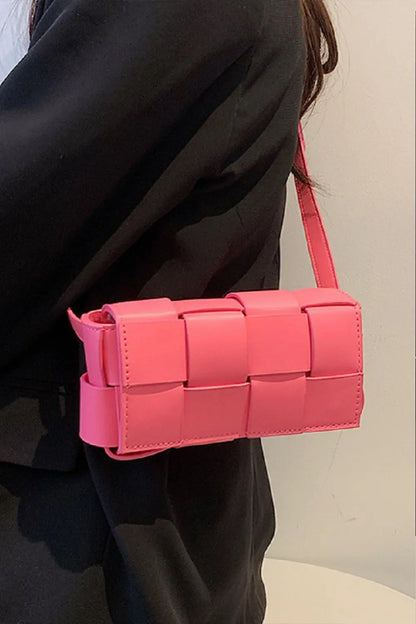 Zenana Woven Crossbody Bag Trendsi
