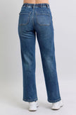 Judy Blue Drawstring Straight Jeans with Pockets  Style Ratio