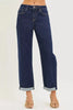 RISEN Slouchy Cropped  Boyfriend Jeans With Cuffed Hem  Style Ratio