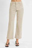 RISEN Full Size Tummy Control Mid Rise Ankle Straight Jeans  Style Ratio