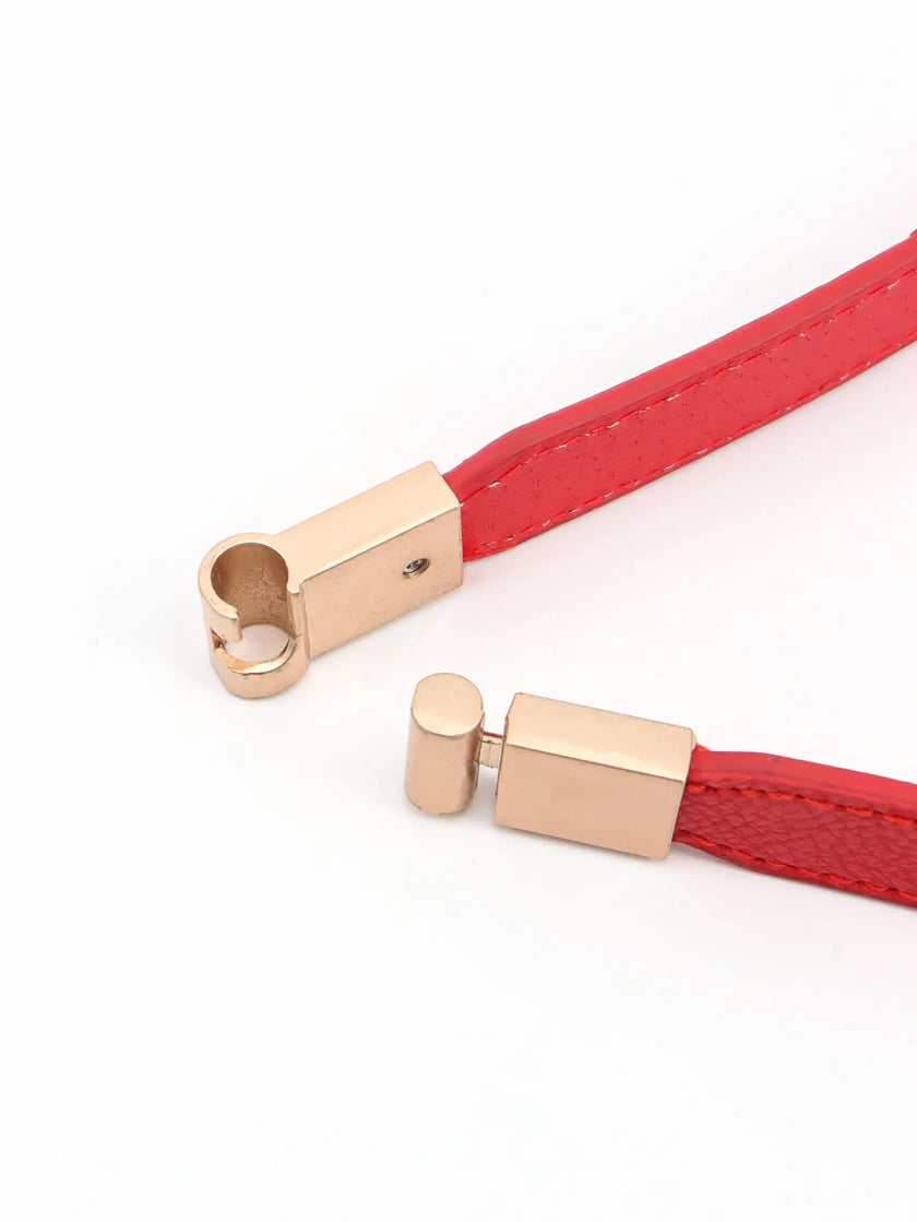 PU Elastic Skinny Belt  Style Ratio