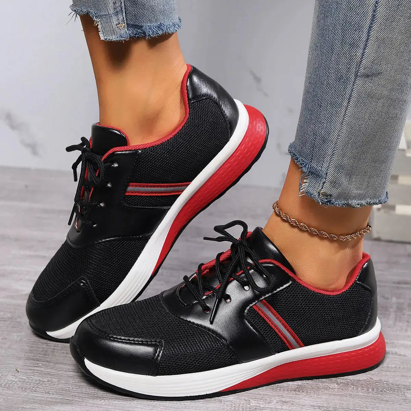Round Toe Platform Sneakers  Style Ratio