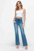 bytos Full Size Cat's Whiskers Mid Rise Bootcut Jeans  Style Ratio