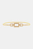 Square Shape Zinc Alloy Buckle Iron Belt  Style Ratio