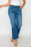 bytos Full Size Cat's Whiskers Mid Rise Ankle Jeans  Style Ratio