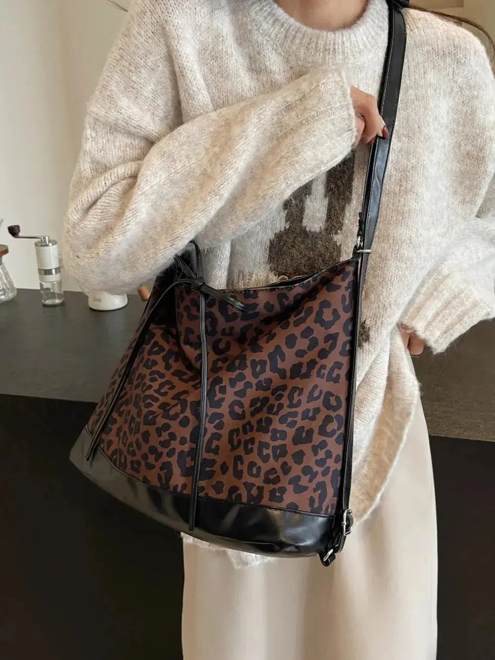 Leopard Dual Purpose Crossbody Bag  Style Ratio