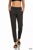 Zenana Scuba Capri Sweatpants with Pocket  Style Ratio