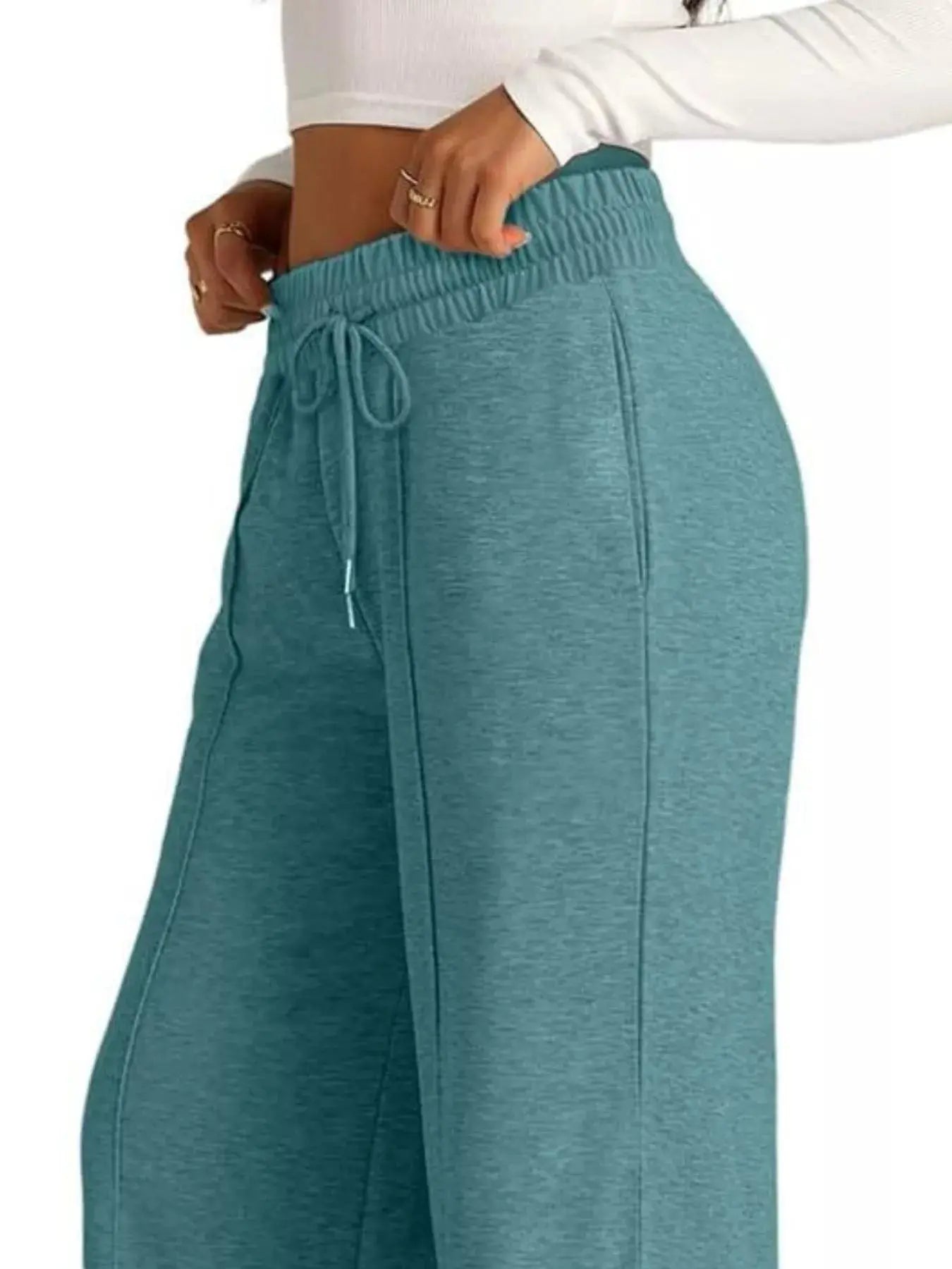 Wide Leg Drawstring Pants  Style Ratio