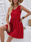 V-Neck Sleeveless Mini Dress  Style Ratio