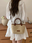 Straw Woven Crossbody Bag  Style Ratio