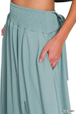 Zenana Heavy Woven Span Crop Tee & Skirt Set  Style Ratio