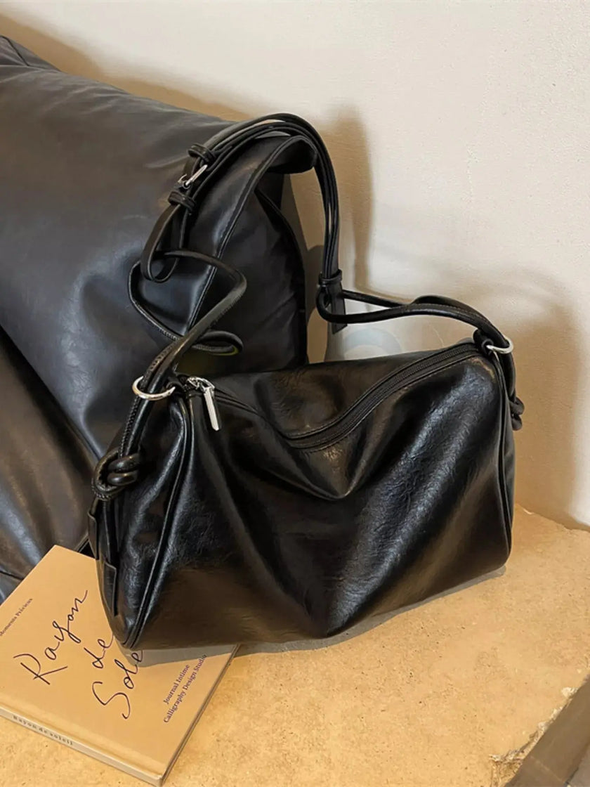 Vintage Style Leather Crossbody Bag  Style Ratio