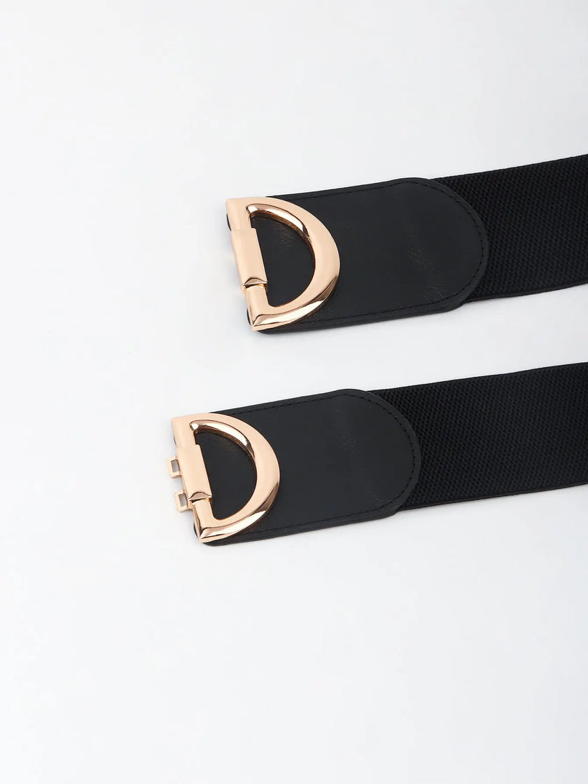 D Buckle Elastic Belt  Style Ratio