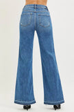 RISEN High Rise Wide Leg Jeans With Released Hem  Style Ratio