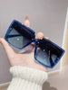 Oversized Gradient Square Sunglasses  Style Ratio