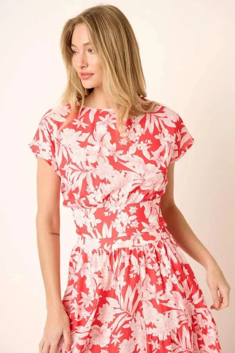 Mittoshop Tropical Print Top and Skirt Set  Style Ratio