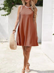 Sleeveless Casual Flowy Mini Dress  Style Ratio