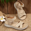 Open Toe Woven Strap Sandals  Style Ratio