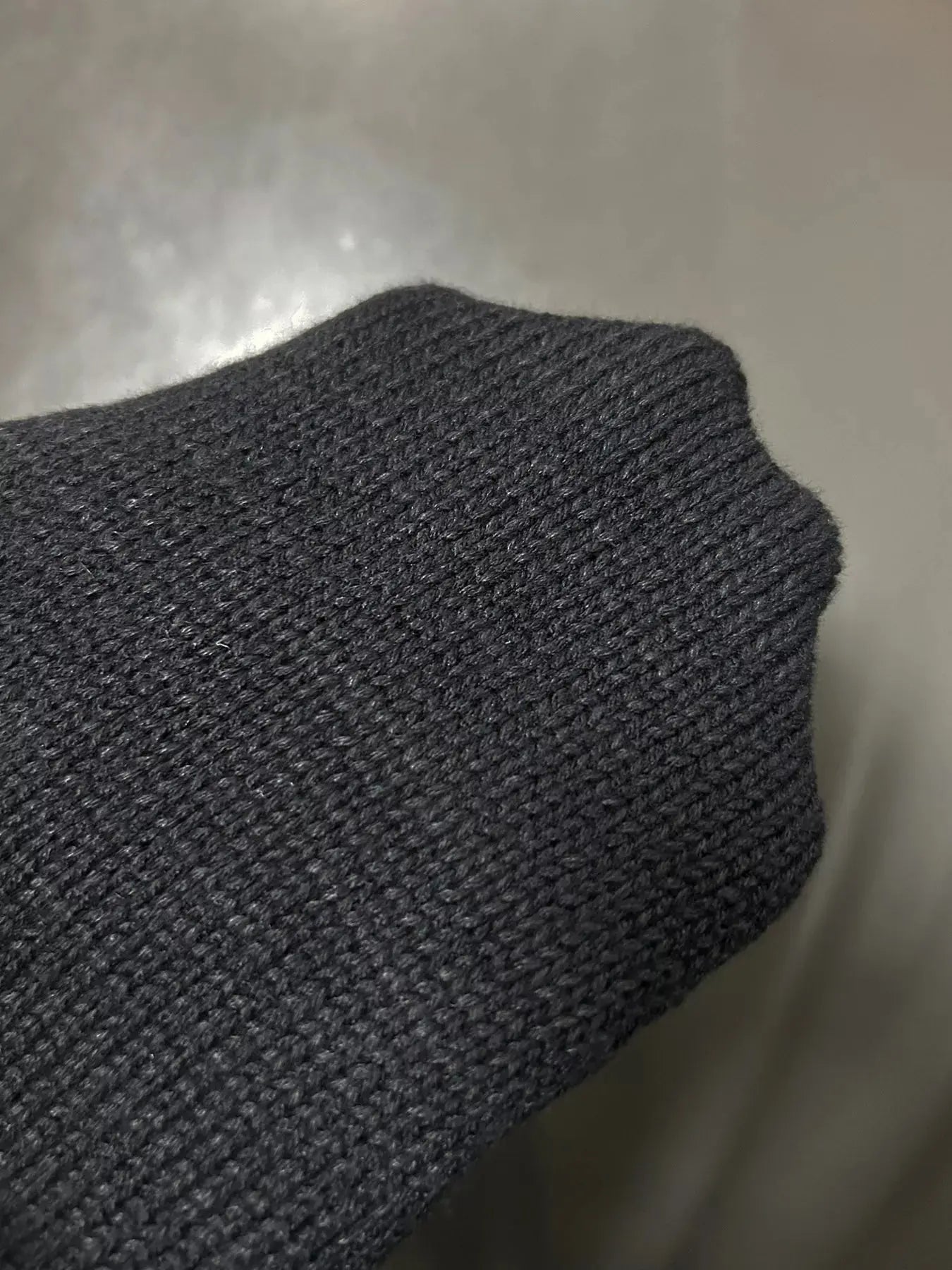 Studded Single Shoulder Knit Top  Style Ratio