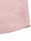 Floral Embroidered Pearl Trim Blouse  Style Ratio