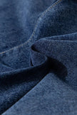 Asymmetrical Denim Skort with Pockets  Style Ratio