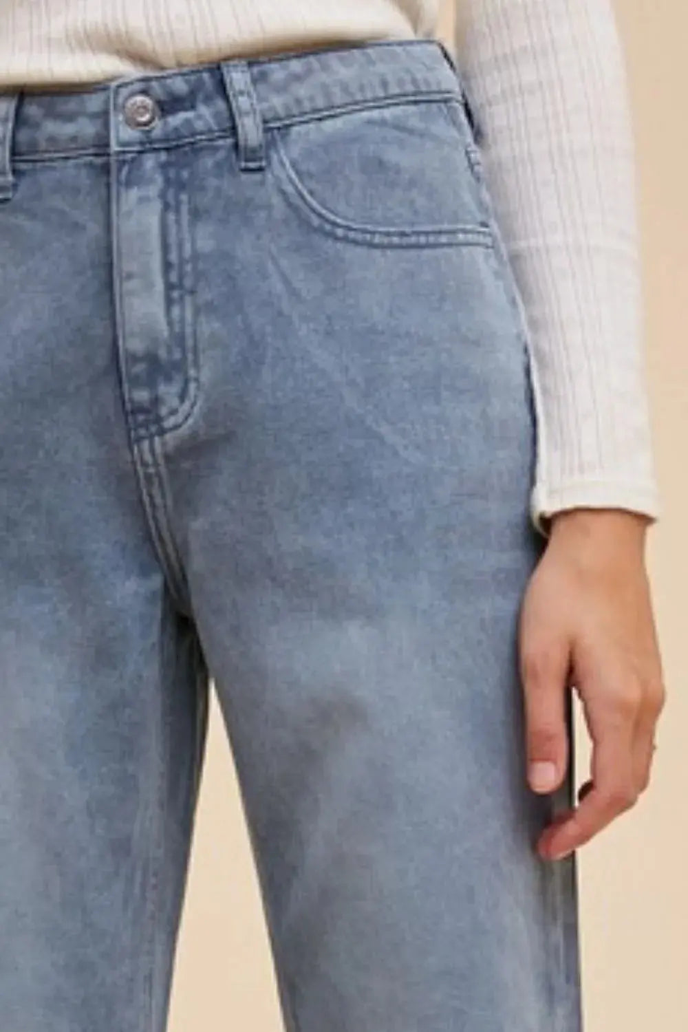 Annie Wear Distressed Raw Hem Jeans  Style Ratio