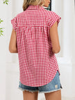 Gingham Button Down Short Sleeve Shirt  Style Ratio