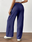 Casual Drawstring Wide Leg Pants  Style Ratio