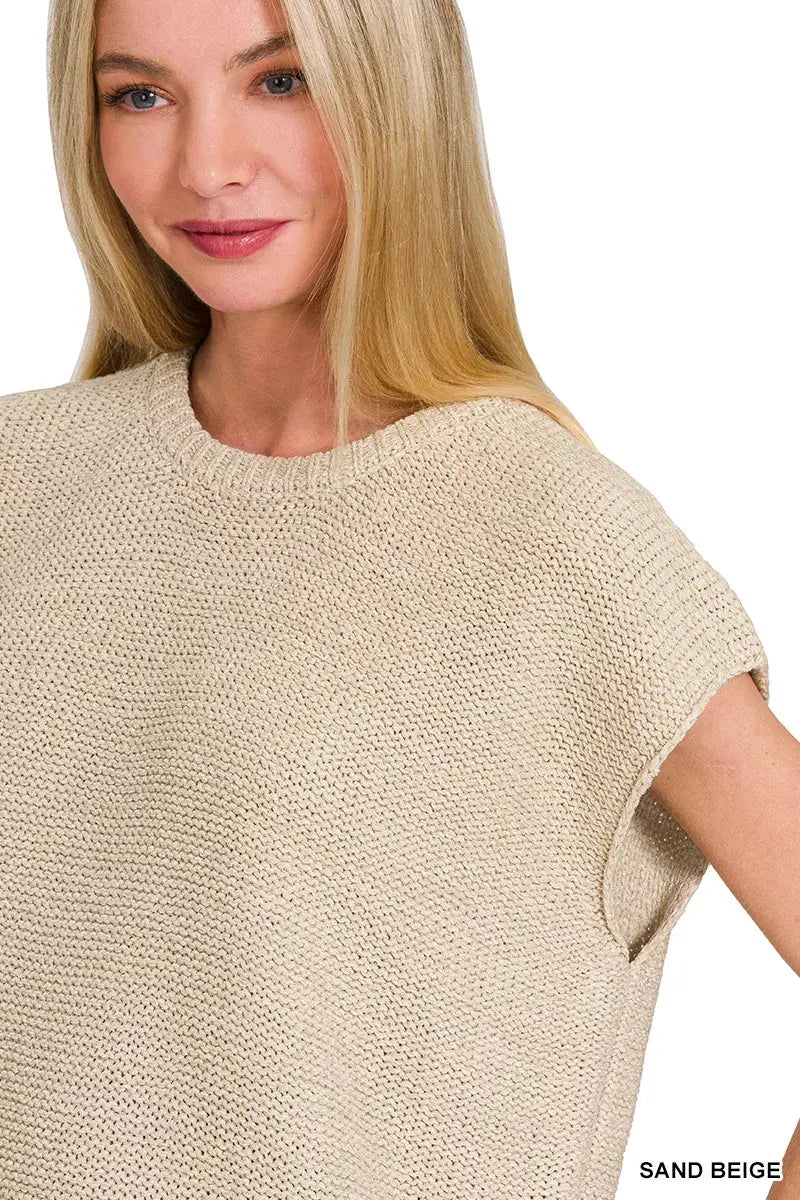 Zenana Oversized Crew Neck Sweater  Style Ratio