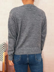 Button Up Long Sleeve Cardigan  Style Ratio