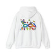 Neurospicy: Rainbow Infinity w/Butterfly Symbol —  Inclusion Hoodie  Style Ratio