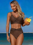 Twist Front High Waisted Bikini  Style Ratio